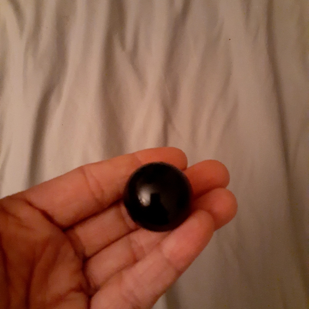 Obsidian crystal ball